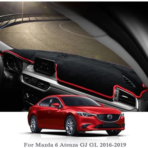 Car Styling Dashboard Avoid Light Pad Instrument Platform Cover Mat Rose For Mazda 6 Atenza GJ GL 2016-2019 LHD&RHDAnti Dust Mat