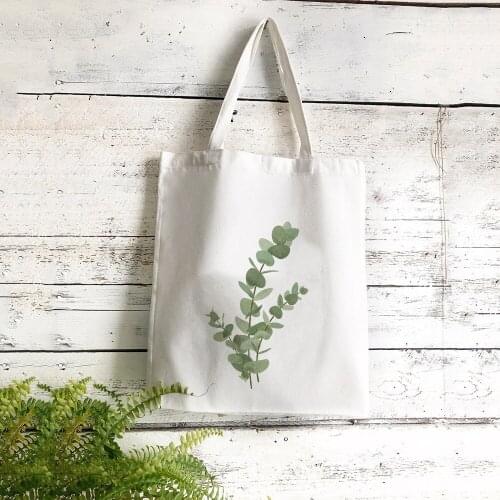 Beautiful Grass Canvas Shoulder Tote Bag Women Shopper Bags Ladies Handbags Reusable Shopping Bag Totes for Girls Large Capacity