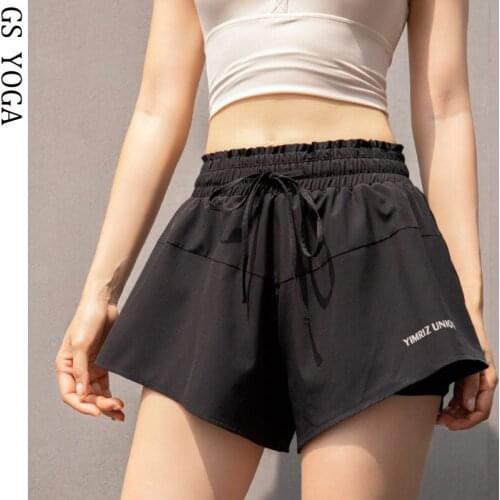 Summer 2 in 1Running Shorts Women Quick Dry Yoga Double Layer Outdoor Sports Fitness Loose Gym Short Workout Shorts