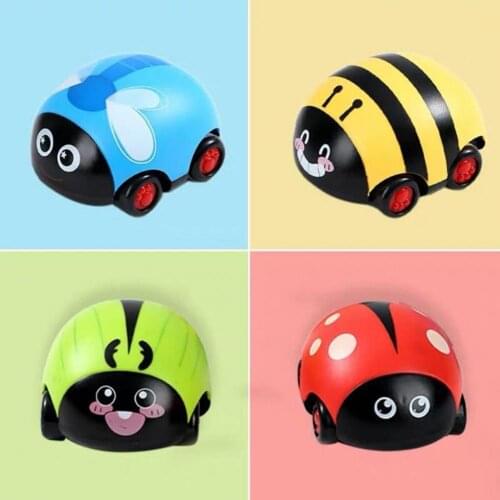 Cute Cartoon Animal Shape Fall Resistant Pushing Sliding Car Toys Kids Gift