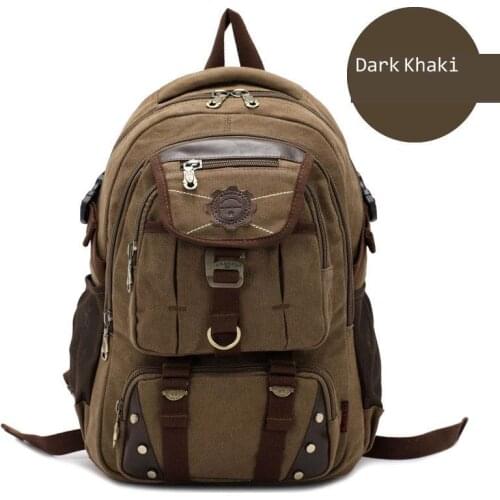 Multiple Waterproof Man 2021 Bag Multifunctional New Laptop Bag Anti-thief Fashion Canvas Fashion Pockets Travel Mens Backpack