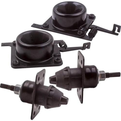 Set of 4pcs Upper Lower Hood Release Latches Left Right For Volvo Trucks VN VNL 2004-2017 0498998 20565619 8074938