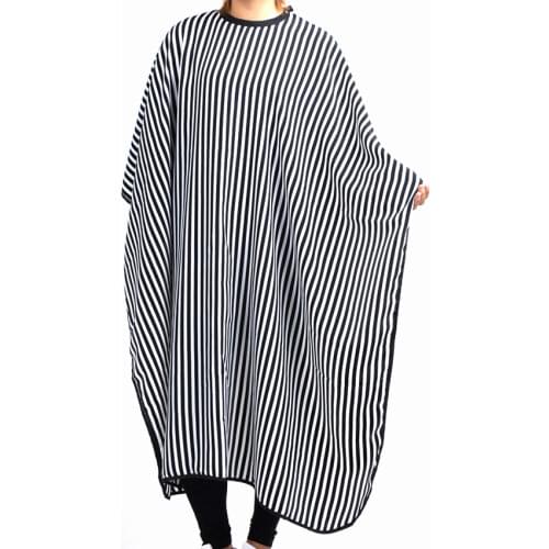 New Arrival Strip Haircut Gown Light Weight Hairdressing Cloth For Salon Hairdresser Cutting Cape S-8877 Barber Styling Tools