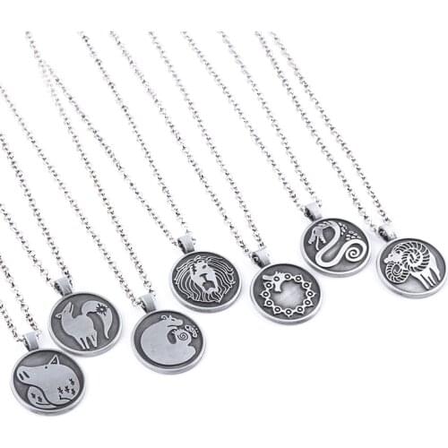 Anime The Seven Deadly Sins Chain Necklace for Men Women Ban Meliodas Escanor Pattern Pendant Necklaces Fashion Jewelry Gifts