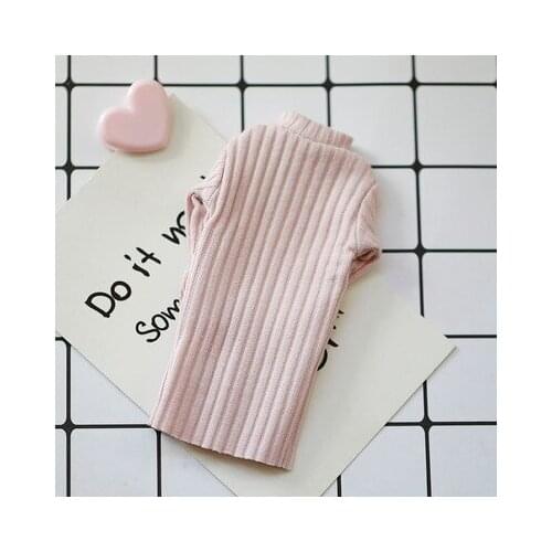 BJD doll dress is a good match for 1/6 cool base trim knit sweater with a turtleneck base sweater with a versatile top in pink