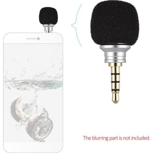 Andoer EY-610A Portable Mini Microphone Smartphone Portable Mini Omni-Directional Mic Microphone for Recorder for Smartphone
