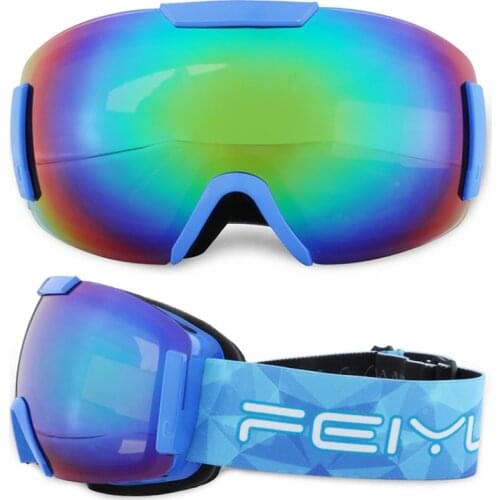 Professional Men Women Ski Goggles Double PC Lens Anti-fog UV400 Windproof Big View Skiing Mask Glasses Snowboard Eyewear