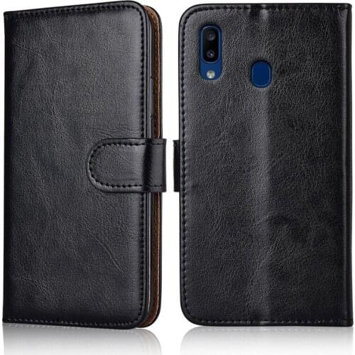 Luxury Flip Book Leather Case for Samsung Galaxy M10s Stand Wallet Phone Bags Cover with Strap