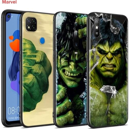Silicone Cover Marvel Hulk Avengers For Xiaomi Redmi 9T 9 9C 9A 9AT 9i 8 8A 7 6 Pro 7A 6A 5 5A 4X Plus Phone Case