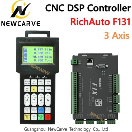 RichAuto DSP F131 Controller 3 Axis Motion Control System CNC DSP Controller Replace A11 B51 For CNC Engraving Machine NEWCARVE