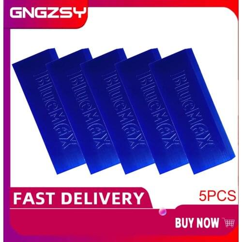 5PCS Rubber BLUEMAX Ice Scraper Spare Blade Window Glass Water Wiper Squeegee Car Snow Shovel Window Tint Vinyl Film Wrap 5B02B