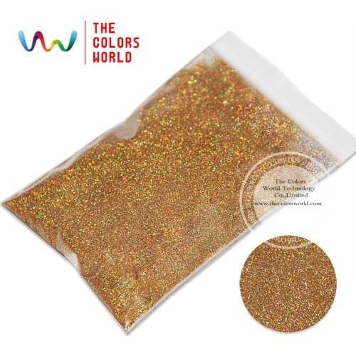 TCA200 Laser Gold Color 0.1MM 004" Glitter dust ,Specular luster glitter for nail,tatto,Art decoration and others