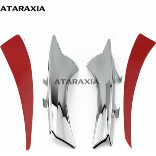 Motorcycle Heat Shield Air Deflectors Chrome ABS For Victory Cross Country Cross Country Tour Magnum Cross Roads Hard-Ball