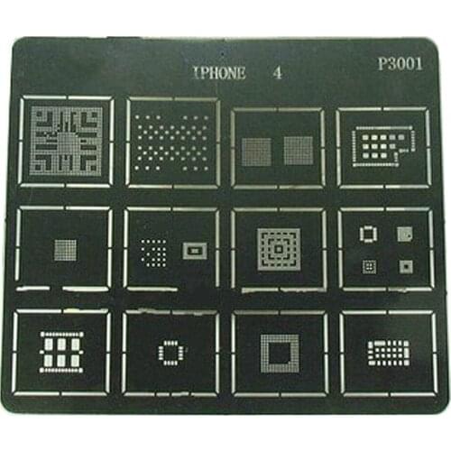 3pcs lot bga stencils for iphone 4 bga reballing stencil