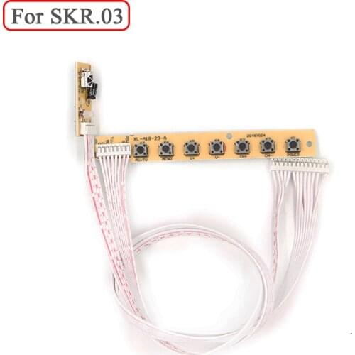For SKR.03 Universal controller board Universal 7 Keys Button TV Switch Keypad Board With IR v56