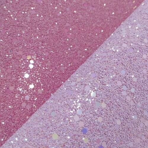 1PC 21X29CM Synthetic Letaher, Cuero Sintetico Chunky Glitter Leather For Making Bows Accessories T64A