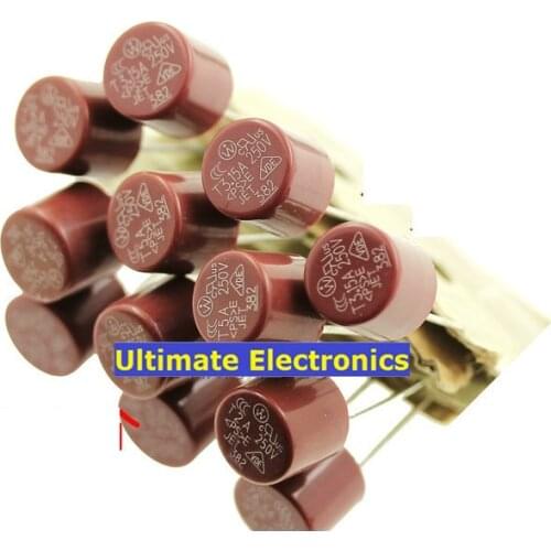 10pcs 8*8 cylindrical fuse 382 round LCD power supply safety valve T1A/2A/3.15A/5A/6.3A slow break