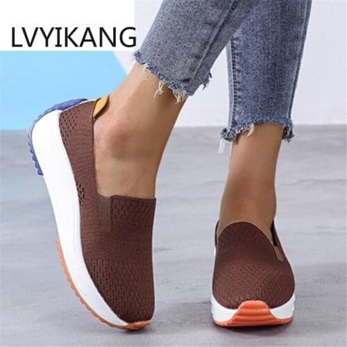 2020 Women Shoes Spring Fashion Women Casual Shoes Womens Shallow Mouth Flat Shoes Comfortable Lightweight Woman