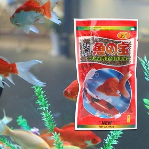 47g Fish Forage Grains Protein Aquarium Food Feeding For Goldfish Tropical Carp