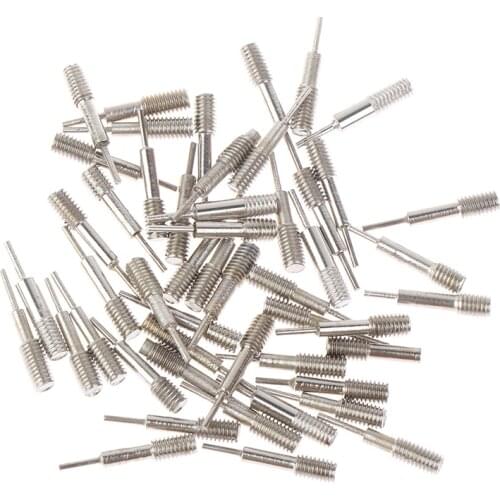 50Pcs/set Spare Pins Watches Repair Tools Pins Watch Band Strap Link Removal Adjuster Repairs Tool Kit