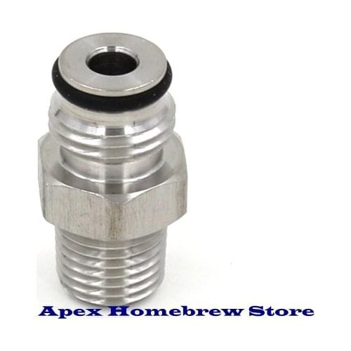 Cornelius Plug Adapter - 1/4" MPT, Kegging Hardware, Homebrew Supply