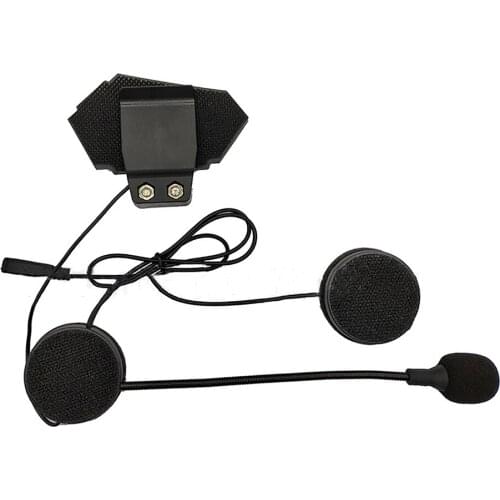 Bluetooth V4.0+EDR Motorcycle Helmet Headset Kit with Mic Motorbike Intercom Headphone Handsfree Calls Headset Set