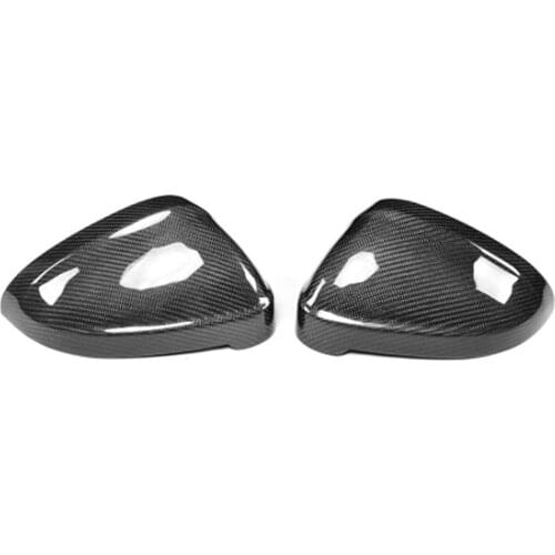 For Audi A4 S4 B9 A5 S5 2017-2019 Avant Allroad Quattro Carbon Rearview Mirror Covers Caps Rear View Mirror Housing Accessories