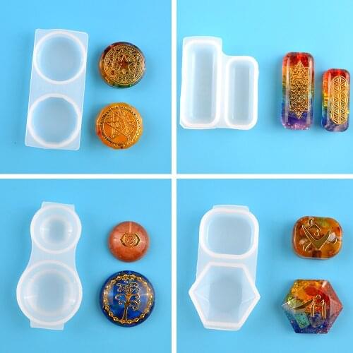 Pendant Jewelry Making Mold UV Resin Silicone UV Resin Pendant Mold Kawaii Decoden Cabochon Making Clear Mold for UV Resin