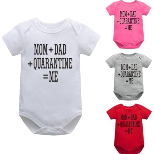 Funny Newborn Baby Romper Infant Cotton Short Sleeve Boy Baby Letter Clothes Girl Print Suit Born Crawling Baby 0-24M New