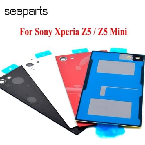 For Sony Xperia Z5 Z5 Compact Back Battery Cover Rear Door Housing Case Repair For Sony Z5 Mini Battery Cover Rear Door Housing