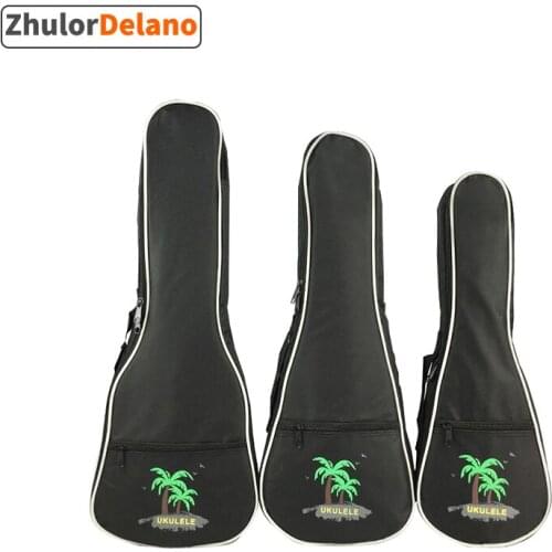 21/ 23/ 26 Inch Printed Leather Ukulele Guitar Bag Oxford Bag Ukelele Accesorios