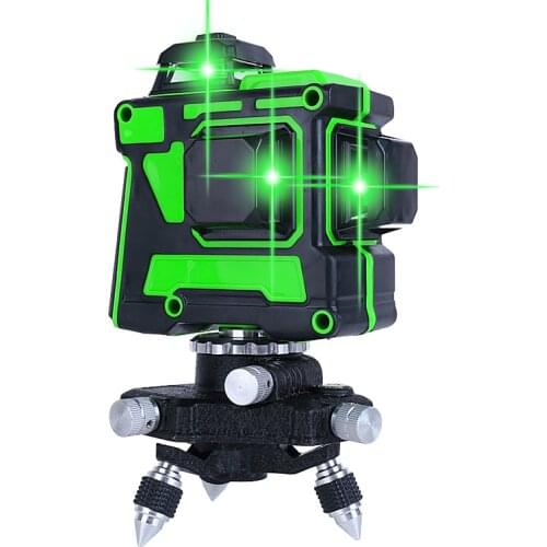 12 Lines 3D Laser Level Self-Leveling 360 Horizontal And Vertical Laser Level Cross Super Powerful Green Line Optical Instrument