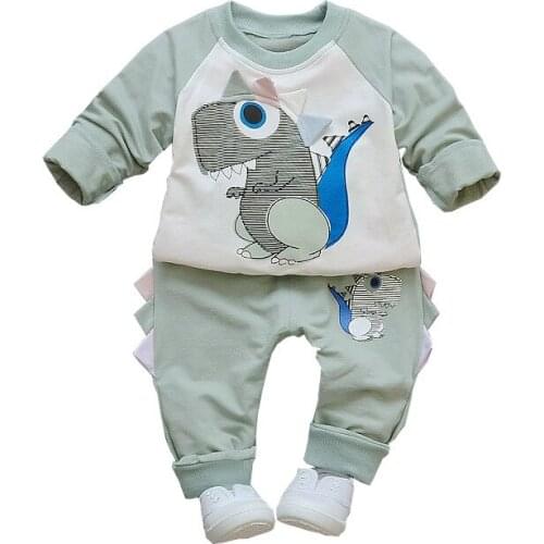 Hot-selling Girls Boutique Outfits Spring and Autumn 2021 Baby Girl Clothes Kids Clothing 100% Cotton Long Sleeves 2pcs Sets