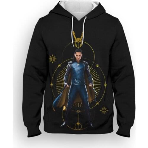 3D Print New Casual Women Hooded sweatshirts Autumn Fashion Mens clothes Streetwear Loki Marvel Child Boy Girl Oversized Hoodie