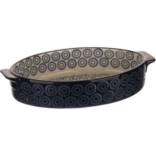 Aryıldız Orient Sd Small Size Oval Navy Ovenware