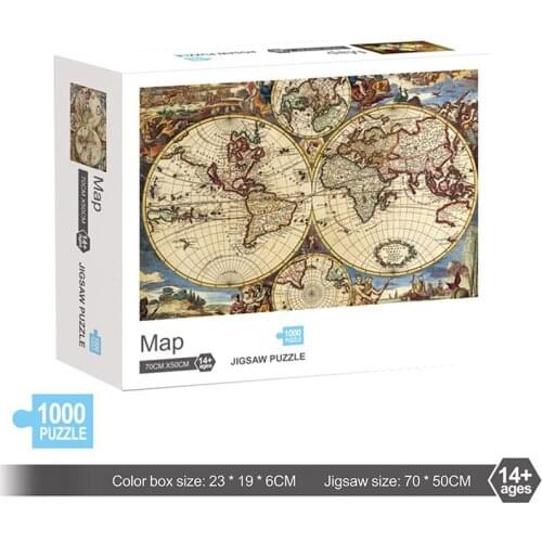 New space passenger puzzle 1000 pieces adult puzzle decompression decompression artifact childrens educational toys