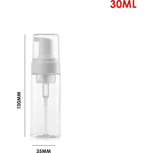 30/60/100/150ML New Portable Plastic Dispenser Suds Soap Foam Liquid Reusable Refillable Container Pump Bottle Spray Bottle