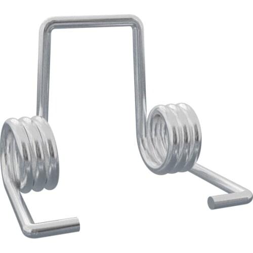 Right Angle Double Torsion Springs Stainless Steel 90 Degree Wire Diameter 1.5mm Quick Clamp Torsion Spring