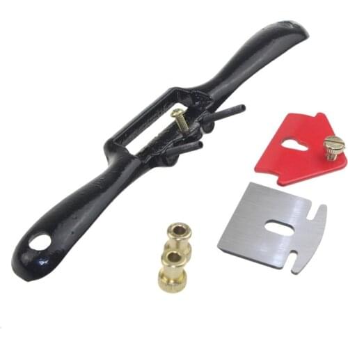 Woodworking Adjustable Spokeshave Flat Base Plane Bench Planer Cutting Edge Spoke Shave Hand Tool For Woodcarver Carpenter