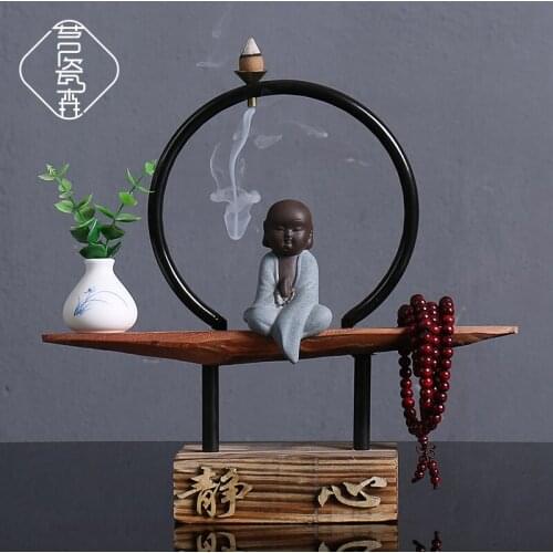 Backflow Modern Incense Burner Holder Large Aromatherapy Incense Burner Ceramic Decoracion Para El Hogar Home Decor BD50IB