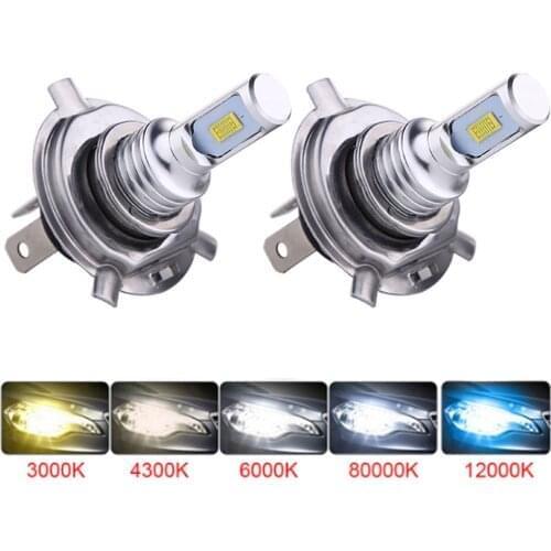Dukallson LED H1 H3 H7 H4 H13 H11 9004 880 9007 Auto CSP Car Headlights Bulbs 80W 20000LM Super Bright Driving Headlamps