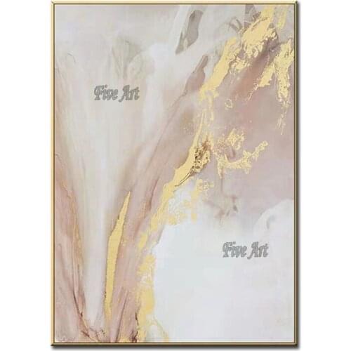 Gold Foil Textured Design New Abstract Real Hand-painted Wall Decor Panel Oil Painting Canvas Wall Art Cheap Decor Picture Art