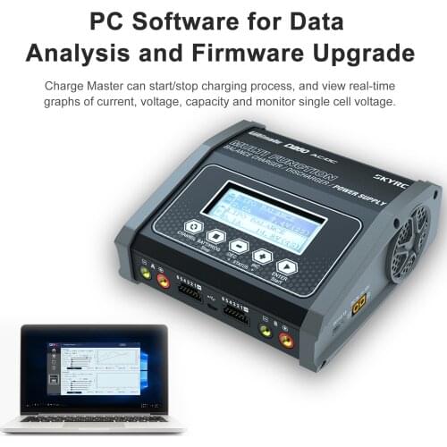 SKYRC D260 AC/DC Dual Balance Charger Discharger 100-240V 10W 260W 14A for 1-6 LiPo LiIon LiFe LiHV 1-15 NiMH NiCd Power Supply