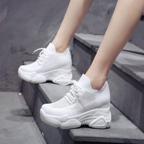 Women Autumn Platform Sneakers Women Chunky Causal Dad Shoes Woman Thick Sole Ladies Vulcanize Shoe Laces Chaussures Femme 34-40