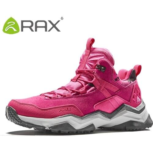 RAX Womens Hiking Shoes Waterproof Socklining for Professional Mountaining Women Anti-slip Natural Mountaining Trekking Shoes