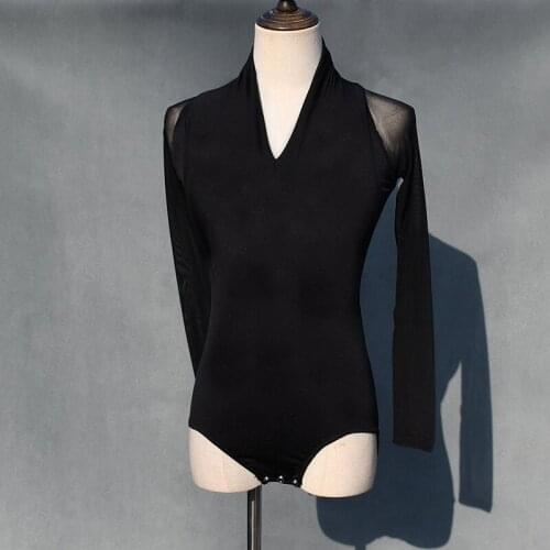Adult New Sexy latin leotard Dance Clothes Women Latin Salsa Rumba Chacha Dance long sleeve Performance Practice Costume