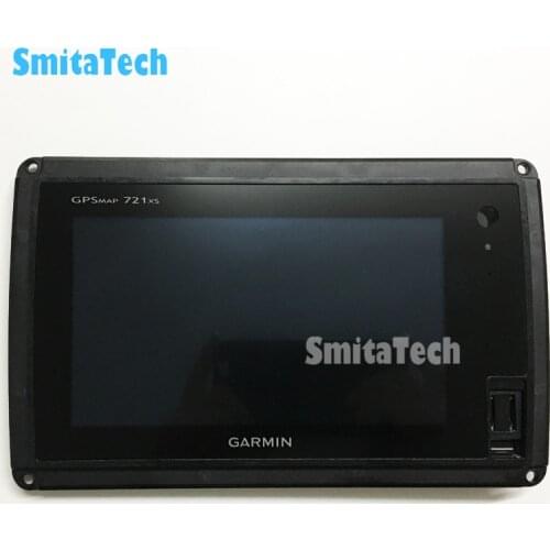 LCD Display Panel with Touch Screen frame Digitizer For GARMIN Chartplotter GPSMAP 721XS Boat Marine chart plotter