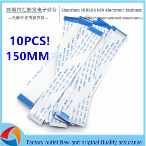 10PCS!!! 150MM FPC FFC cable spacing 0.5/1.0MM 4/8P/10P/14/16/20/24/30/32/34/40P 15CM