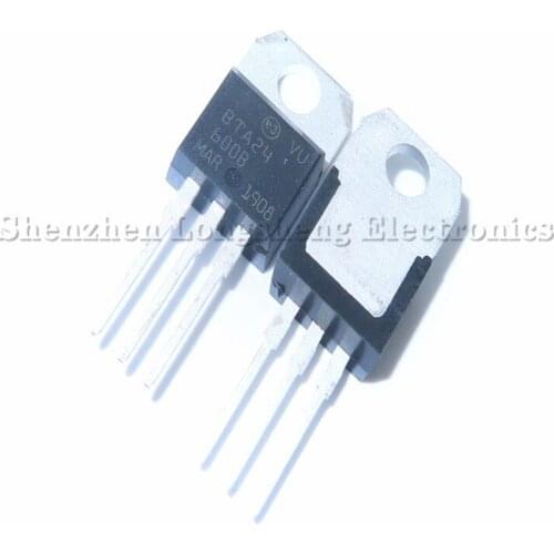 10PCS/LOT New BTA24-600B TO-220 Good quality Spot Two-way thyristor