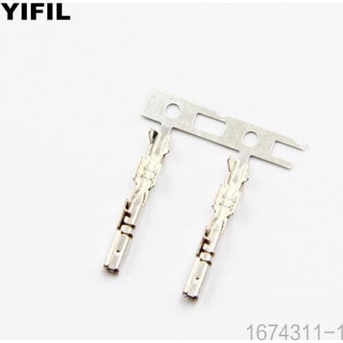 50/100/200/500pcs/lot Crimp Terminals (Pins) Female Eletronic Cable Terminal 1674311-1
